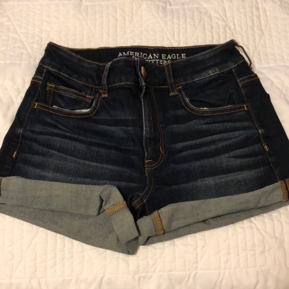 High rise shorts
